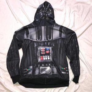 NWT Star Wars Zip Up Hoodie Darth Vadar Size XL Youth